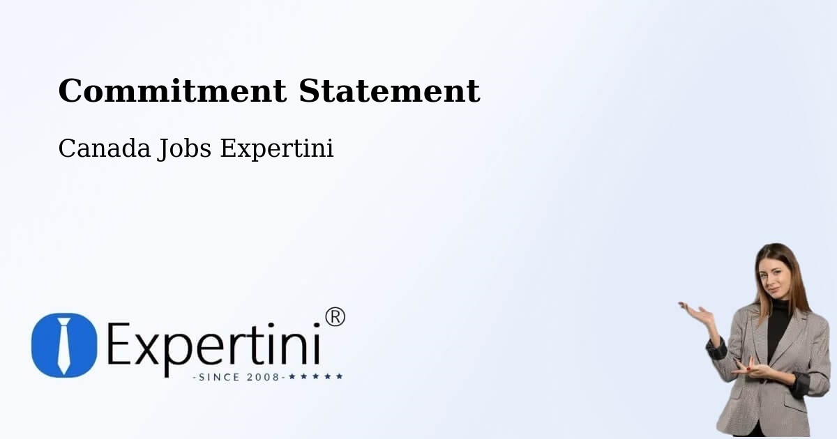 Commitment Statement - Canada Jobs Expertini